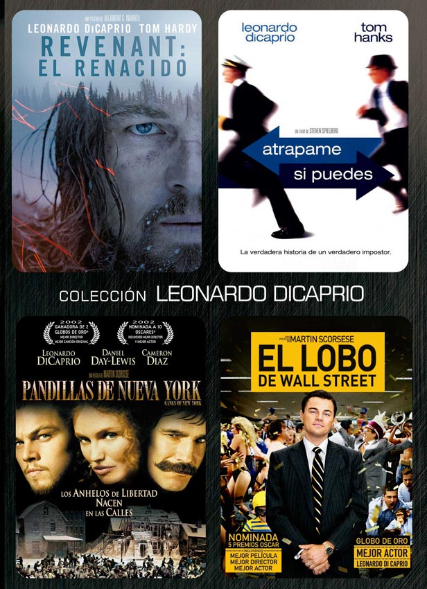Lote de 33 películas Blu-ray llenas de acción de Leonardo Di Capro, Padrino  Gran Selección